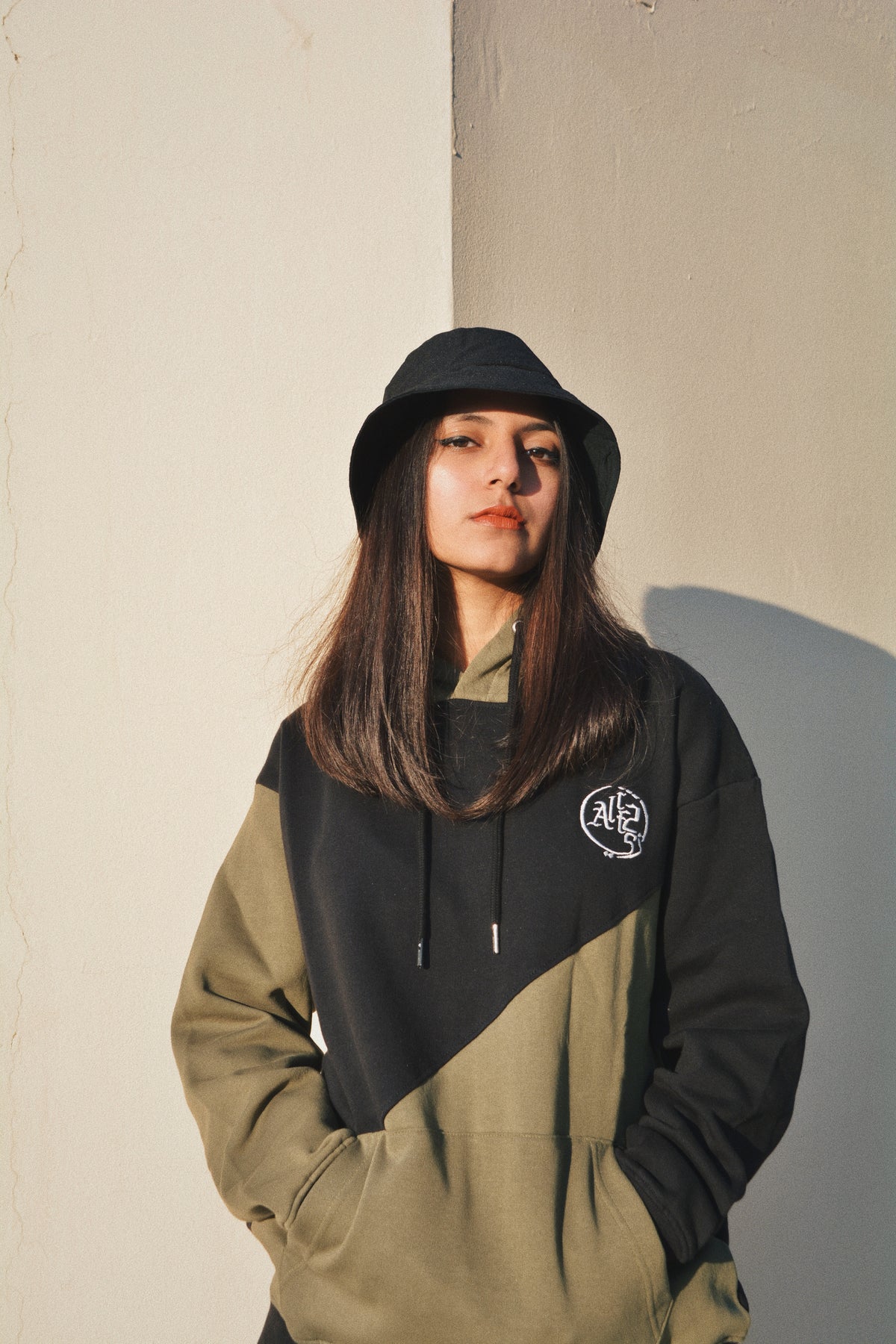 Black & Green Hoodie