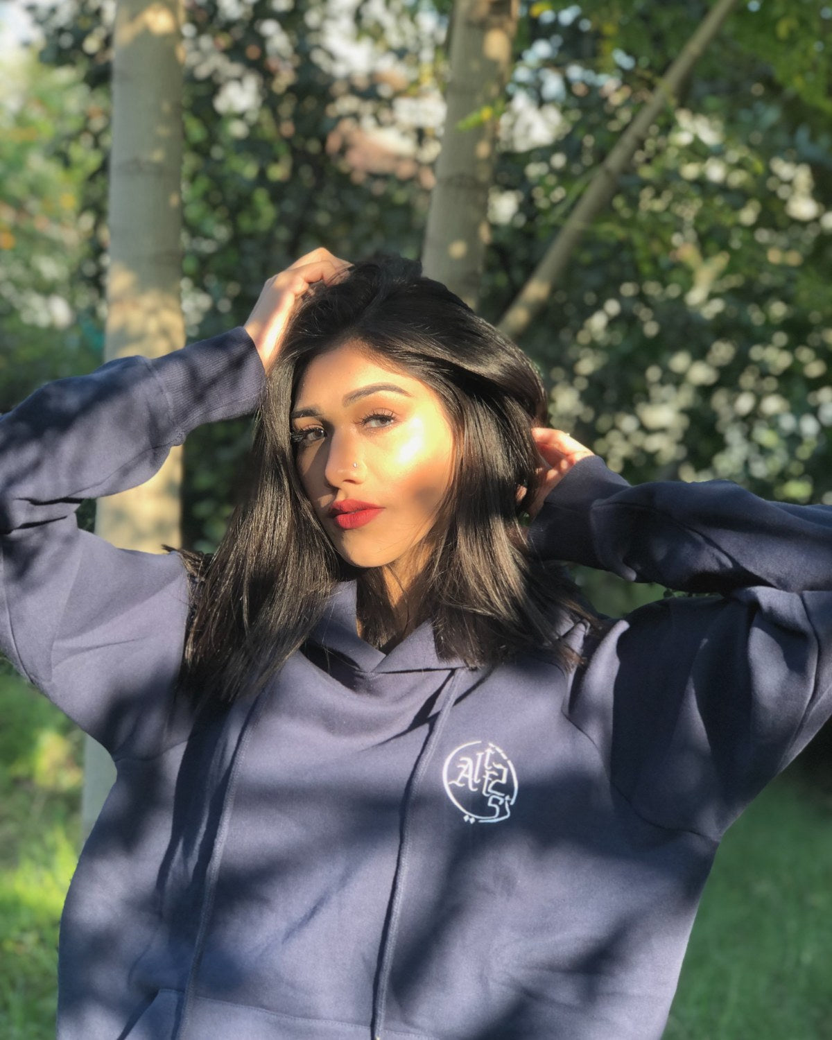 Too Blue Hoodie